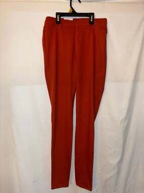 Time and Tru Women's Mid-Rise Jeggings in Burnt Orange